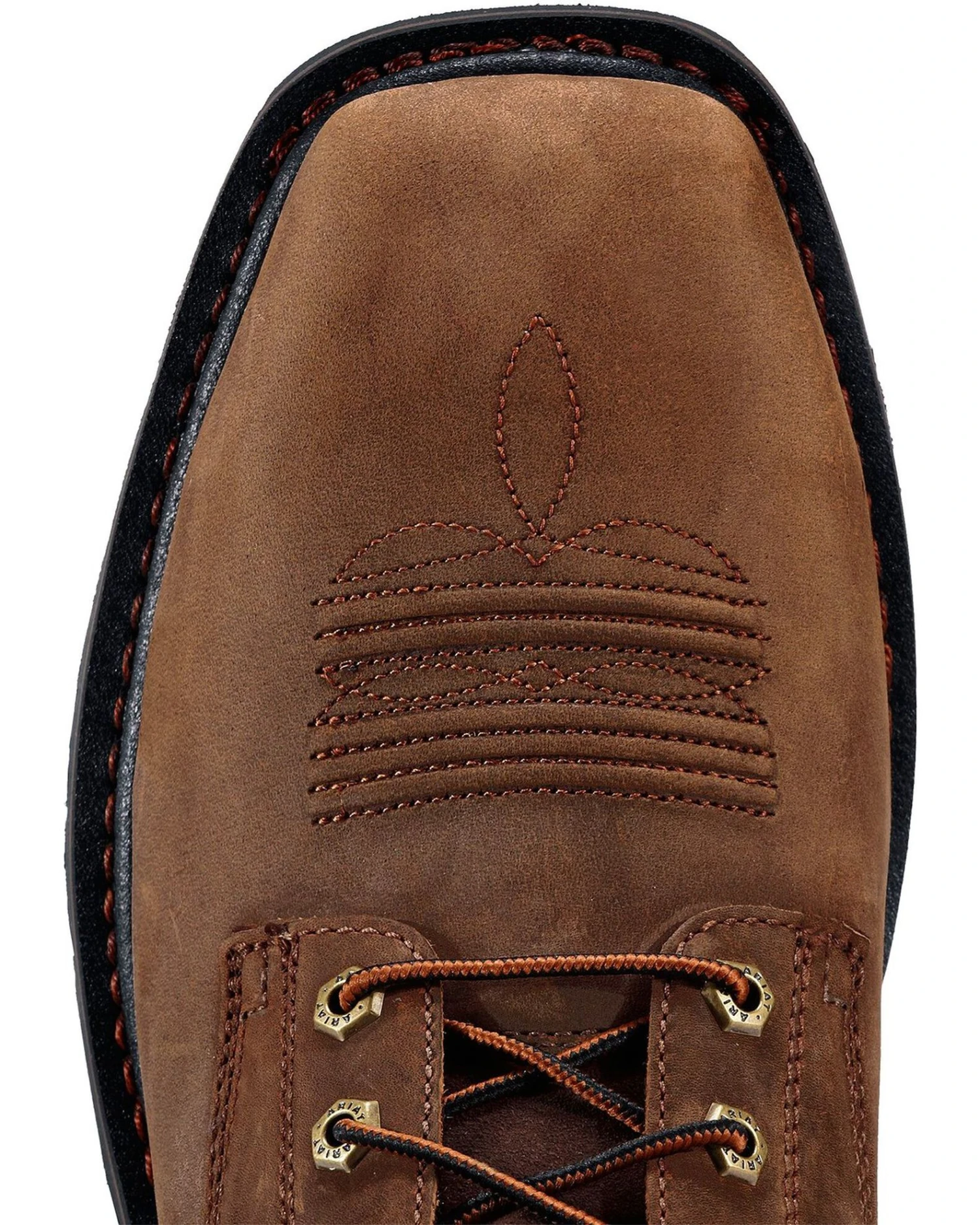 Ariat Men's Cascade 8" Lace-Up Work Boots - Square Toe 4 Ariat Men's Cascade 8" Lace-Up Work Boots - Square Toe - Image 2