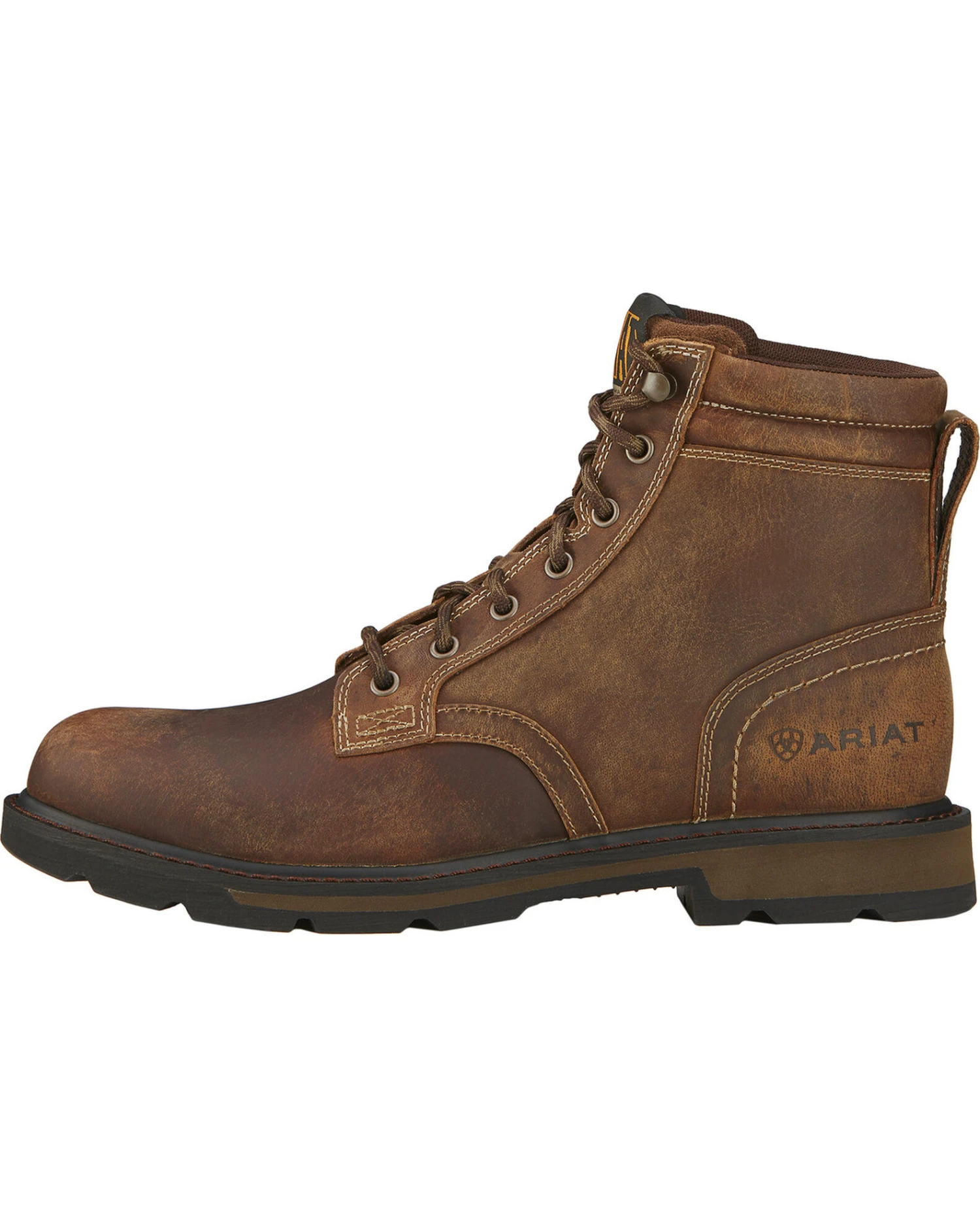 Ariat Men's Groundbreaker 6" Lace-Up Work Boots - Soft Toe 8 Ariat Men's Groundbreaker 6" Lace-Up Work Boots - Soft Toe - Image 6