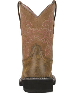 Ariat Fatbaby Brown Bomber Leather Boots - Crepe Sole -Twisted X Sales 031302 EZ BK