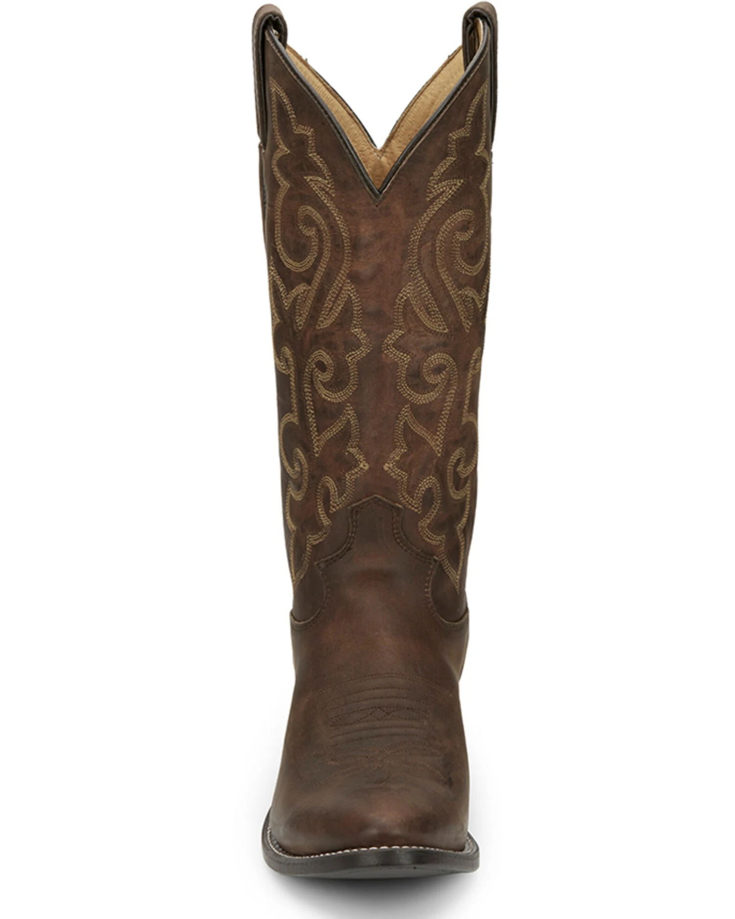 Justin Men's Leather Western Boots - Medium Toe 6 Justin Men's Leather Western Boots - Medium Toe - Image 4