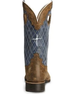 Twisted X Men's Distressed Ruff Stock Western Boots - Broad Square Toe 15 Twisted X Men's Distressed Ruff Stock Western Boots - Broad Square Toe -Twisted X Sales 036B30 B1 BK