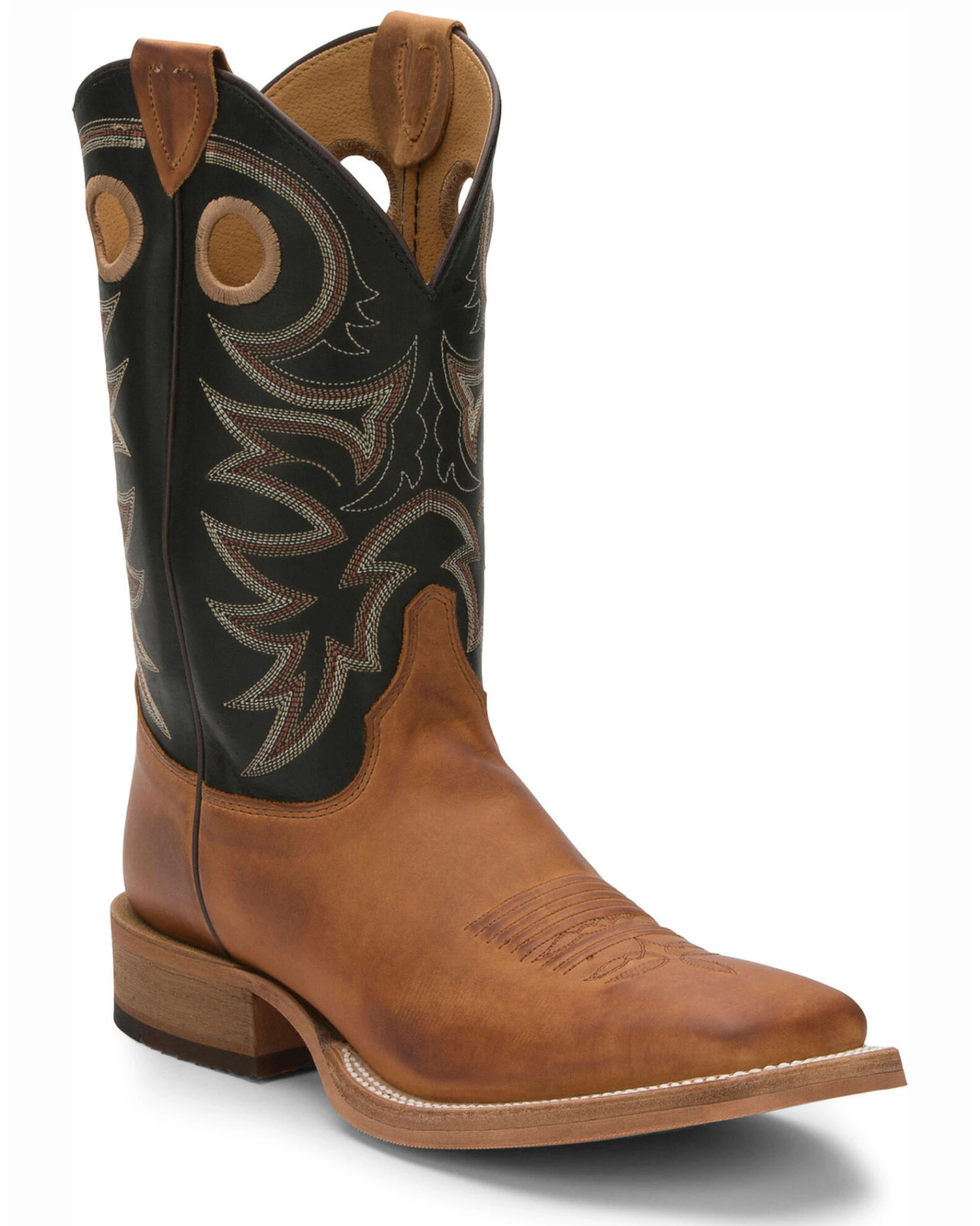Justin Men's Caddo Bent Rail Western Boots - Broad Square Toe 3 Justin Men's Caddo Bent Rail Western Boots - Broad Square Toe
