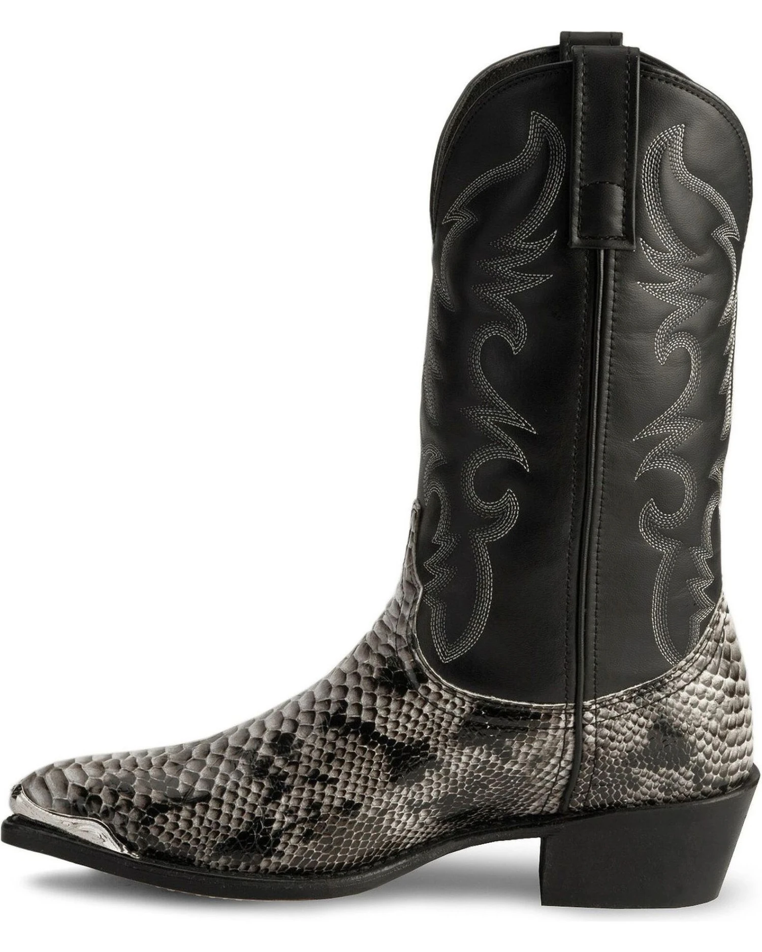 Laredo Men's Monty Snake Print Western Boots 5 Laredo Men's Monty Snake Print Western Boots - Image 3