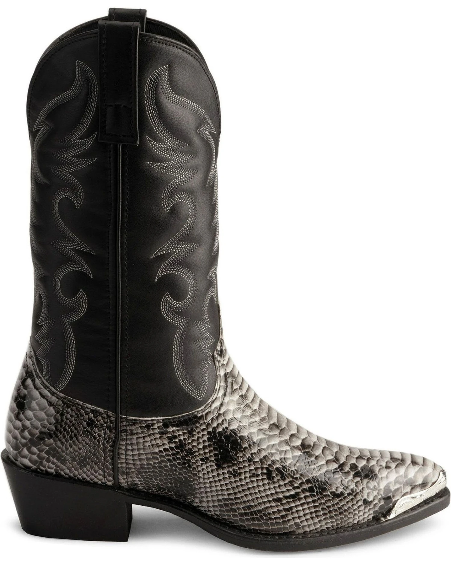 Laredo Men's Monty Snake Print Western Boots 4 Laredo Men's Monty Snake Print Western Boots - Image 2