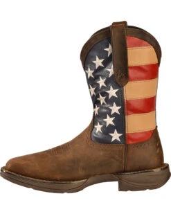 Durango Men's Patriotic Square Toe Western Boots -Twisted X Sales 038782 41 LT