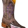 Tin Haul Women's Man Eater Shark Western Boots - Square Toe 1 Tin Haul Women's Man Eater Shark Western Boots - Square Toe -Twisted X Sales 045S68 42 P1