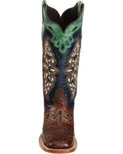 Lucchese Women's Handmade 1883 Amberlyn Full Quill Ostrich Western Boots - Square Toe 12 Lucchese Women's Handmade 1883 Amberlyn Full Quill Ostrich Western Boots - Square Toe -Twisted X Sales 045T32 AG FT