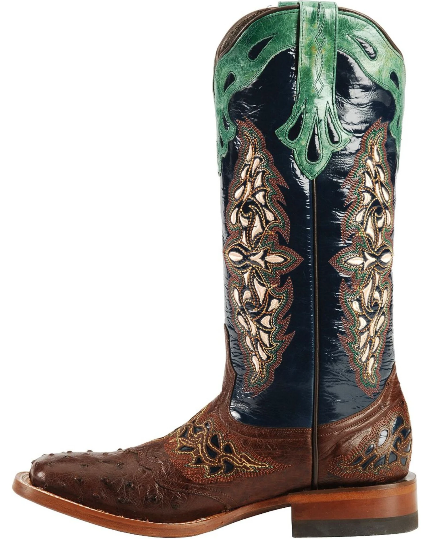Lucchese Women's Handmade 1883 Amberlyn Full Quill Ostrich Western Boots - Square Toe 5 Lucchese Women's Handmade 1883 Amberlyn Full Quill Ostrich Western Boots - Square Toe - Image 3