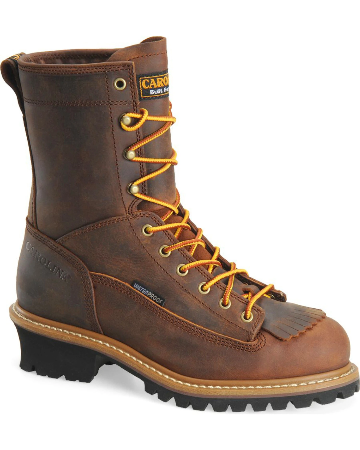 Carolina Men's Logger 8" Steel Toe Work Boots 3 Carolina Men's Logger 8" Steel Toe Work Boots