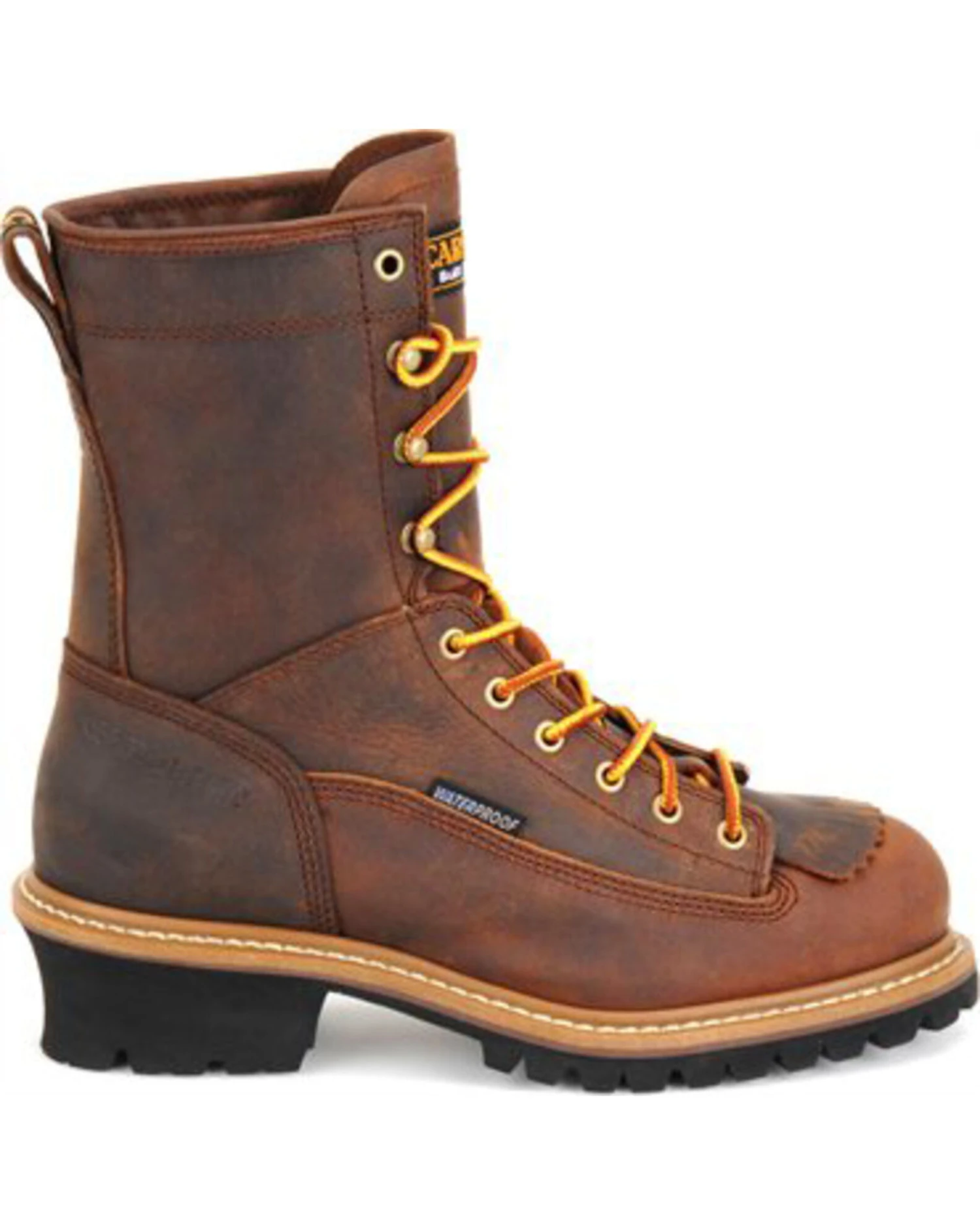 Carolina Men's Logger 8" Steel Toe Work Boots 4 Carolina Men's Logger 8" Steel Toe Work Boots - Image 2