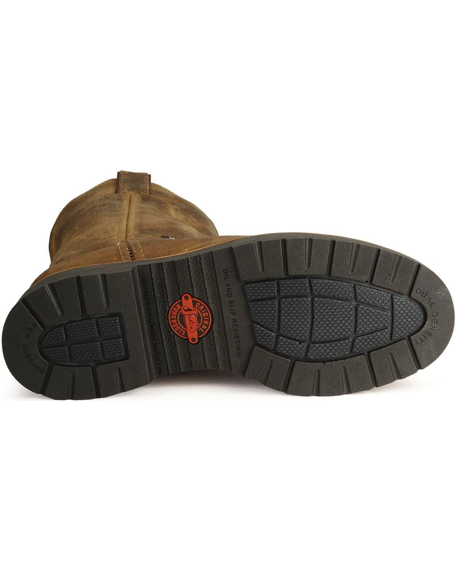 Justin Men's J-Max Blueprint Bay Gaucho EH Pull On Work Boots - Soft Toe 7 Justin Men's J-Max Blueprint Bay Gaucho EH Pull On Work Boots - Soft Toe - Image 5