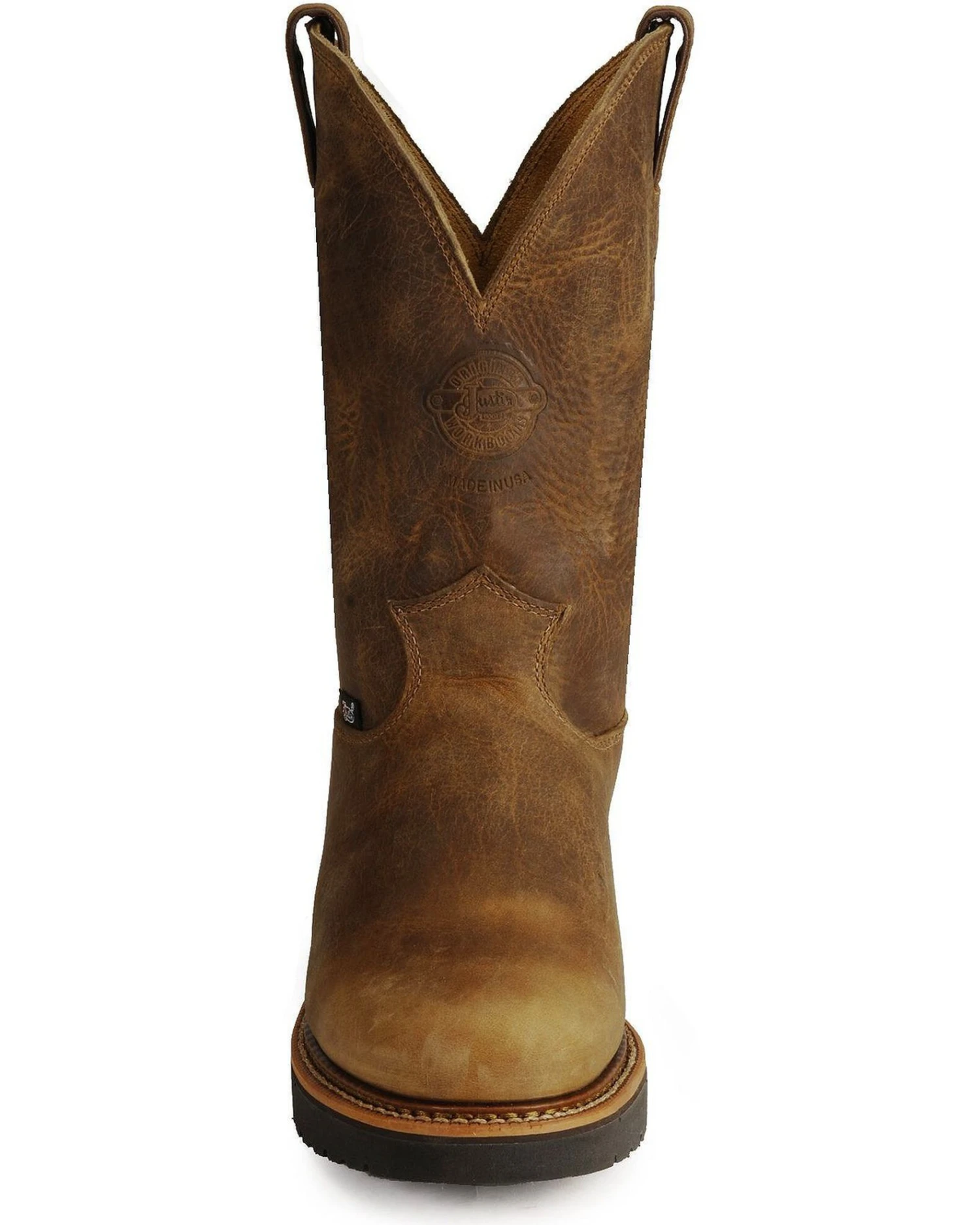 Justin Men's J-Max Blueprint Bay Gaucho EH Pull On Work Boots - Soft Toe 6 Justin Men's J-Max Blueprint Bay Gaucho EH Pull On Work Boots - Soft Toe - Image 4