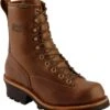 Chippewa Men's Steel Toe 8" Logger Work Boots 1 Chippewa Men's Steel Toe 8" Logger Work Boots -Twisted X Sales 050G61 G4 P1