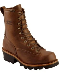 Chippewa Men's Steel Toe 8" Logger Work Boots