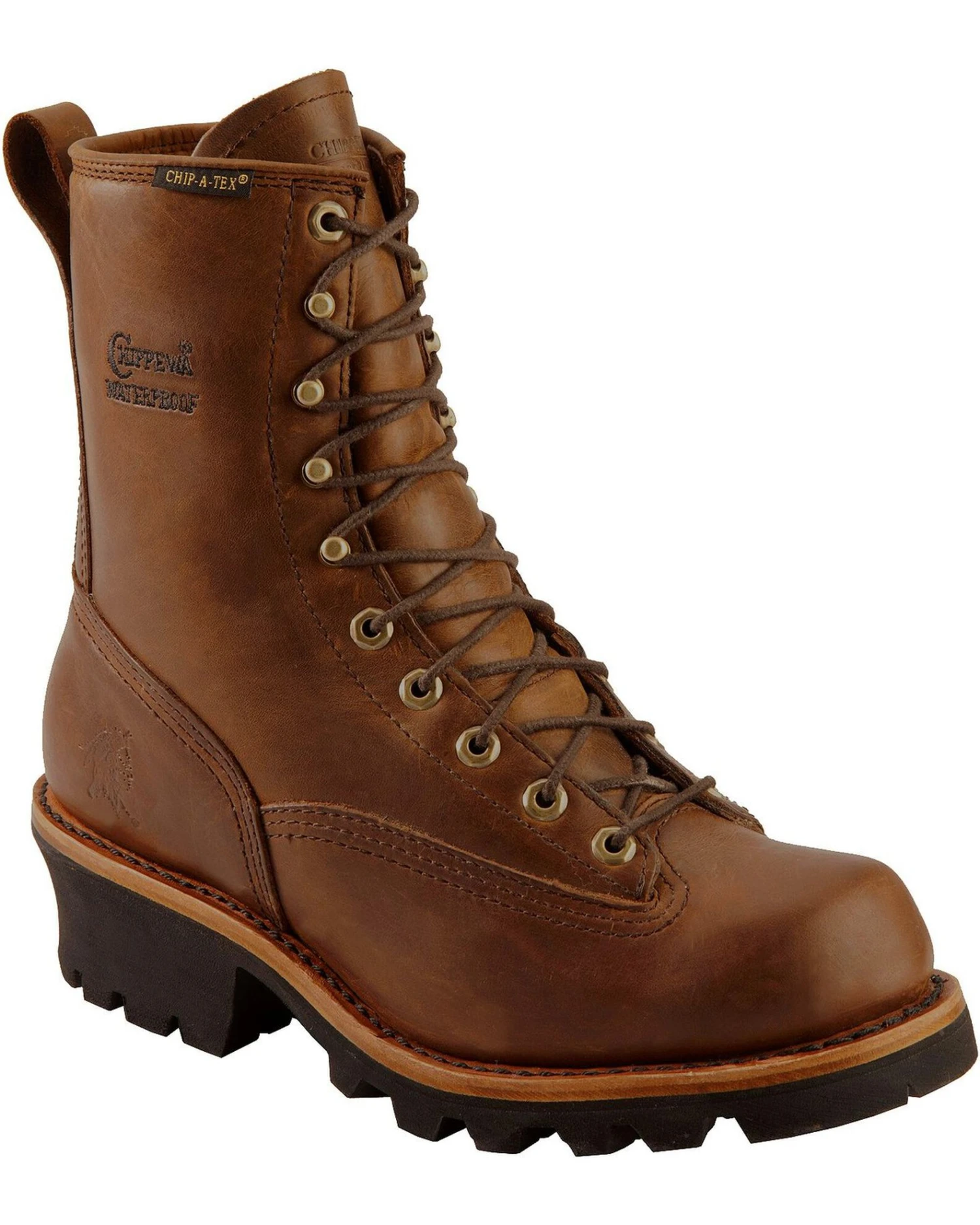 Chippewa Men's Steel Toe 8" Logger Work Boots 3 Chippewa Men's Steel Toe 8" Logger Work Boots