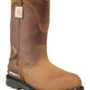 Carhartt Water Repellent Wellington Pull On Work Boots - Steel Toe -Twisted X Sales 050J23 FV P1