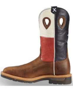 Twisted X Men's 12" Lite Cowboy Flag Steel Toe Work Boots -Twisted X Sales 050K19 41 LT