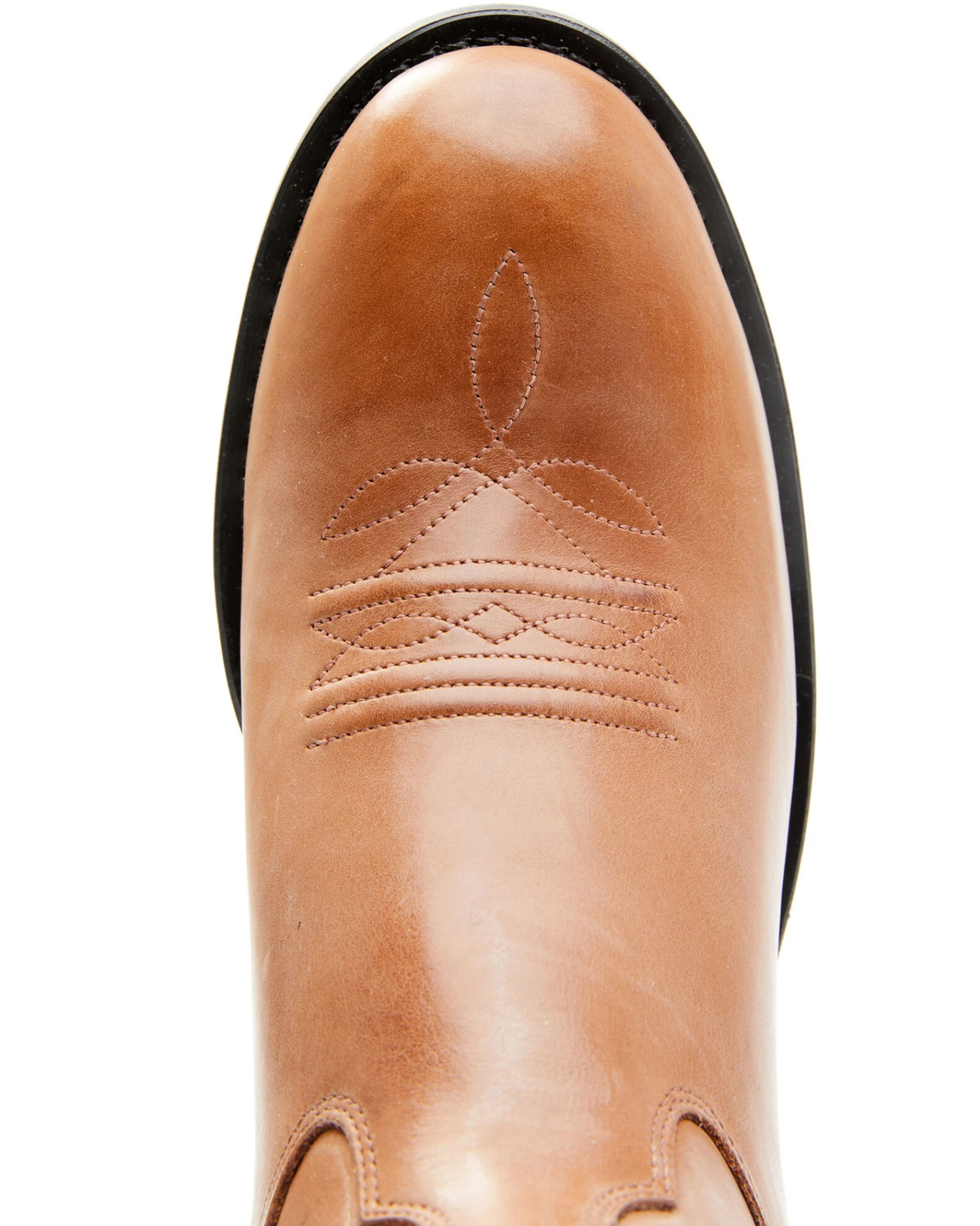 Old West Little Girls' Corona Calfskin Western Boots - Round Toe 9 Old West Little Girls' Corona Calfskin Western Boots - Round Toe - Image 7