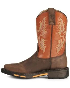Ariat Boys' Earth Workhog Western Boots - Square Toe -Twisted X Sales 053712 B8 LT