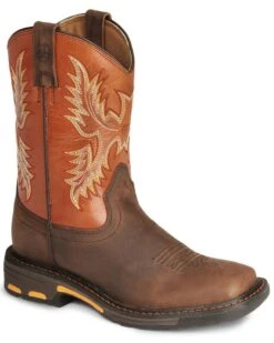 Ariat Boys' Earth Workhog Western Boots - Square Toe
