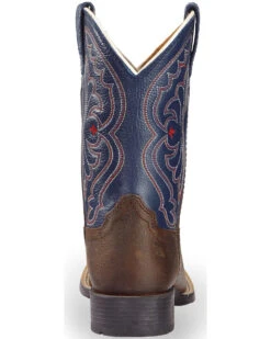 Ariat Boys' Royal Blue Quickdraw Western Boots - Square Toe -Twisted X Sales 053A07 41 BK