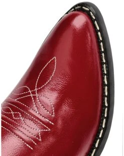 Old West Girls' Red Leather Western Boots - Pointed Toe -Twisted X Sales 053C67 70 TP