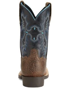 Ariat Boys' Tombstone Western Boots - Broad Square Toe -Twisted X Sales 053D31 B8 BK