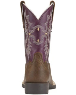 Ariat Little Girls' Tombstone Boots - Square Toe 11 Ariat Little Girls' Tombstone Boots - Square Toe -Twisted X Sales 053H96 ZS BK