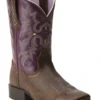 Ariat Little Girls' Tombstone Boots - Square Toe -Twisted X Sales 053H96 ZS P1