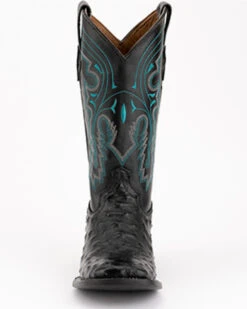 Ferrini Men's Full-Quill Ostrich Embroidered Western Boots - Broad Square Toe 12 Ferrini Men's Full-Quill Ostrich Embroidered Western Boots - Broad Square Toe -Twisted X Sales 066845 89 P4