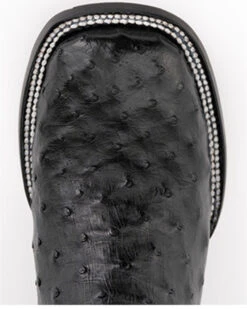 Ferrini Men's Full-Quill Ostrich Embroidered Western Boots - Broad Square Toe 14 Ferrini Men's Full-Quill Ostrich Embroidered Western Boots - Broad Square Toe -Twisted X Sales 066845 89 P6
