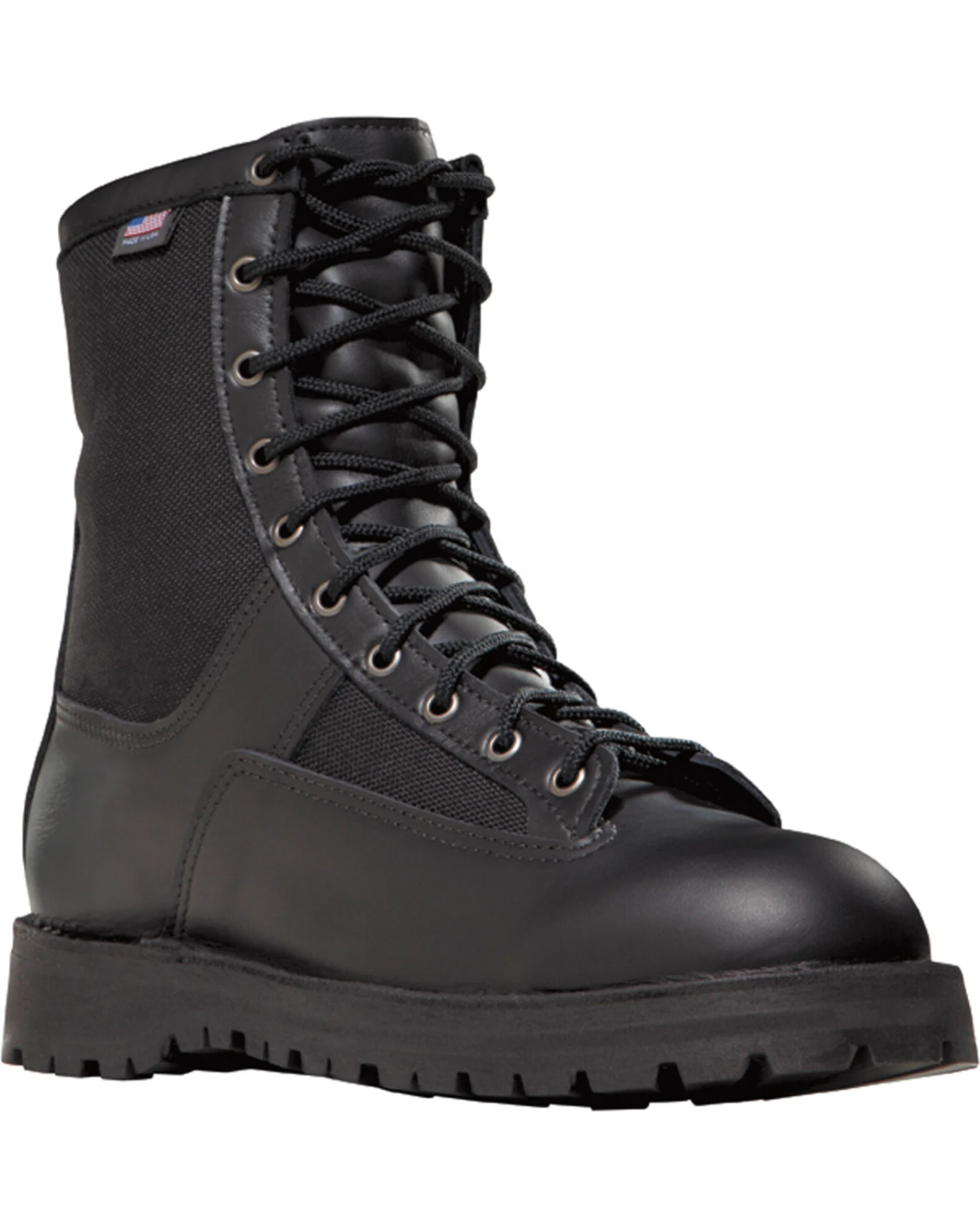 Danner Men's Black Acadia 8" Work Boots - Round Toe 3 Danner Men's Black Acadia 8" Work Boots - Round Toe