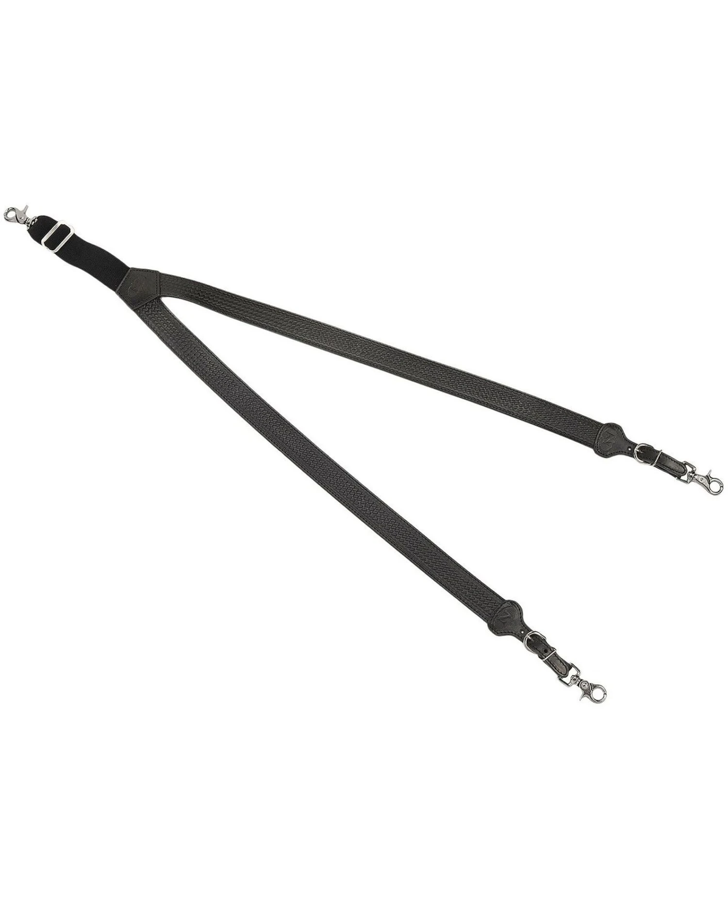 Nocona Black Leather Suspenders 3 Nocona Black Leather Suspenders