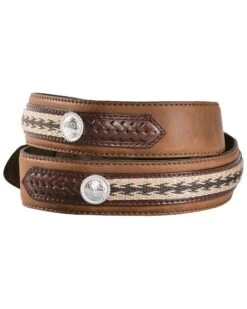 Tony Lama Duke Leather Belt -Twisted X Sales 120H37 BR P2