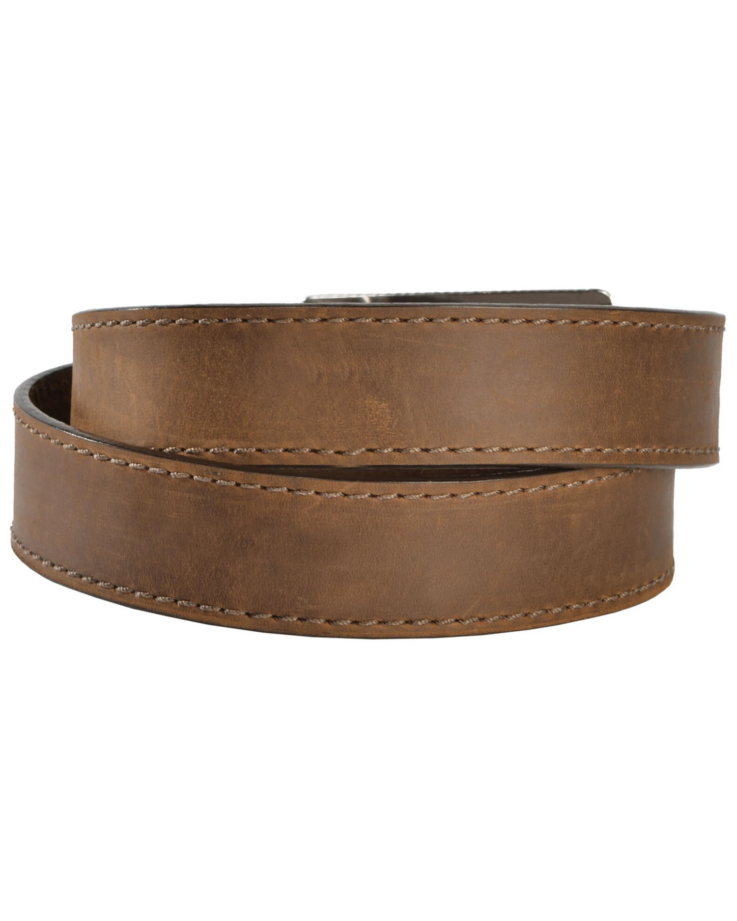 Justin Men's Flying High Leather Belt With Flag Buckle 4 Justin Men's Flying High Leather Belt With Flag Buckle - Image 2