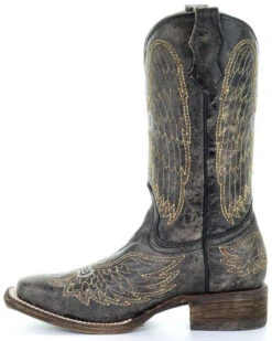 Corral Boys' Goldie Winged Western Boots - Square Toe 9 Corral Boys' Goldie Winged Western Boots - Square Toe -Twisted X Sales 2000054587 001 P3