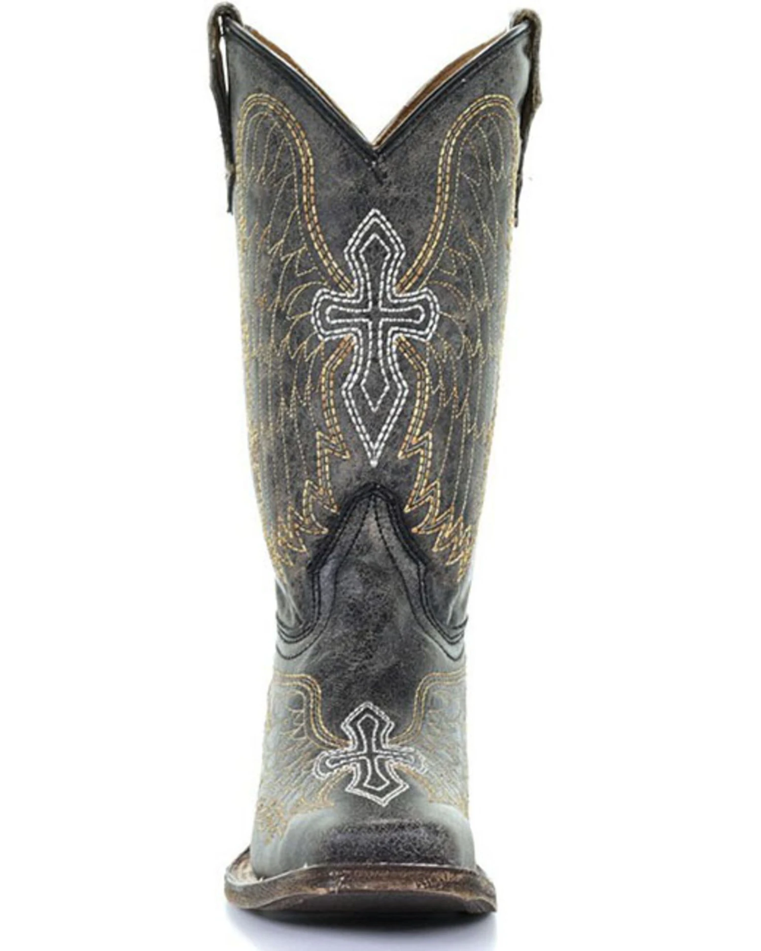 Corral Boys' Goldie Winged Western Boots - Square Toe 7 Corral Boys' Goldie Winged Western Boots - Square Toe - Image 5