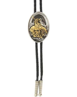 Cody James® Men's Horse And Rider Bolo Tie