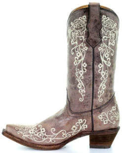 Corral Girls' Scroll Embroidery Western Boots -Twisted X Sales 2000108611 200 LT