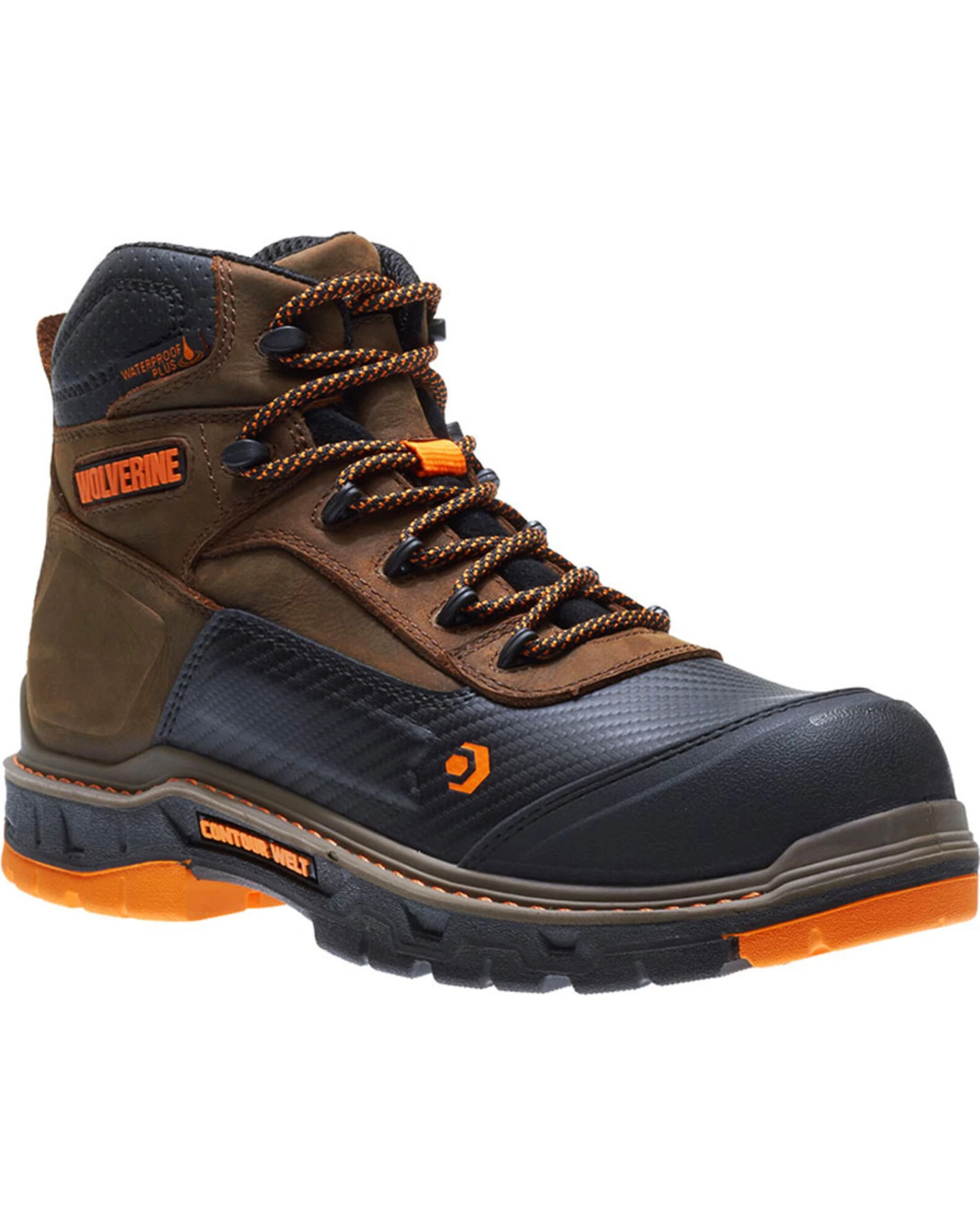 Wolverine Men's Overpass Carbonmax 6" Waterproof Boots - Composite Toe 3 Wolverine Men's Overpass Carbonmax 6" Waterproof Boots - Composite Toe