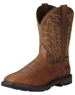Ariat Men's Groundbreaker Metguard Western Work Boots - Steel Toe