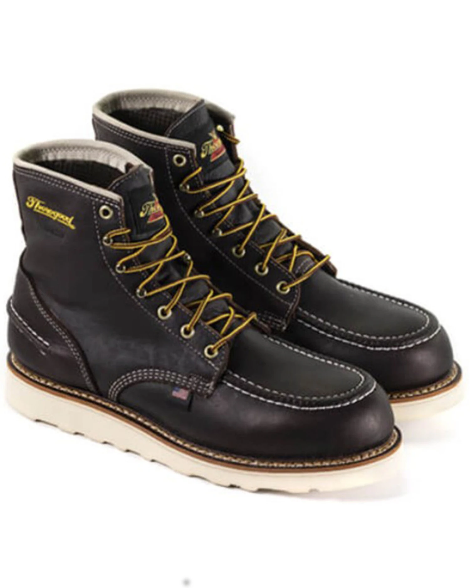 Thorogood Men's 6" American Heritage Made In The USA Waterproof Work Boots - Moc Toe 3 Thorogood Men's 6" American Heritage Made In The USA Waterproof Work Boots - Moc Toe