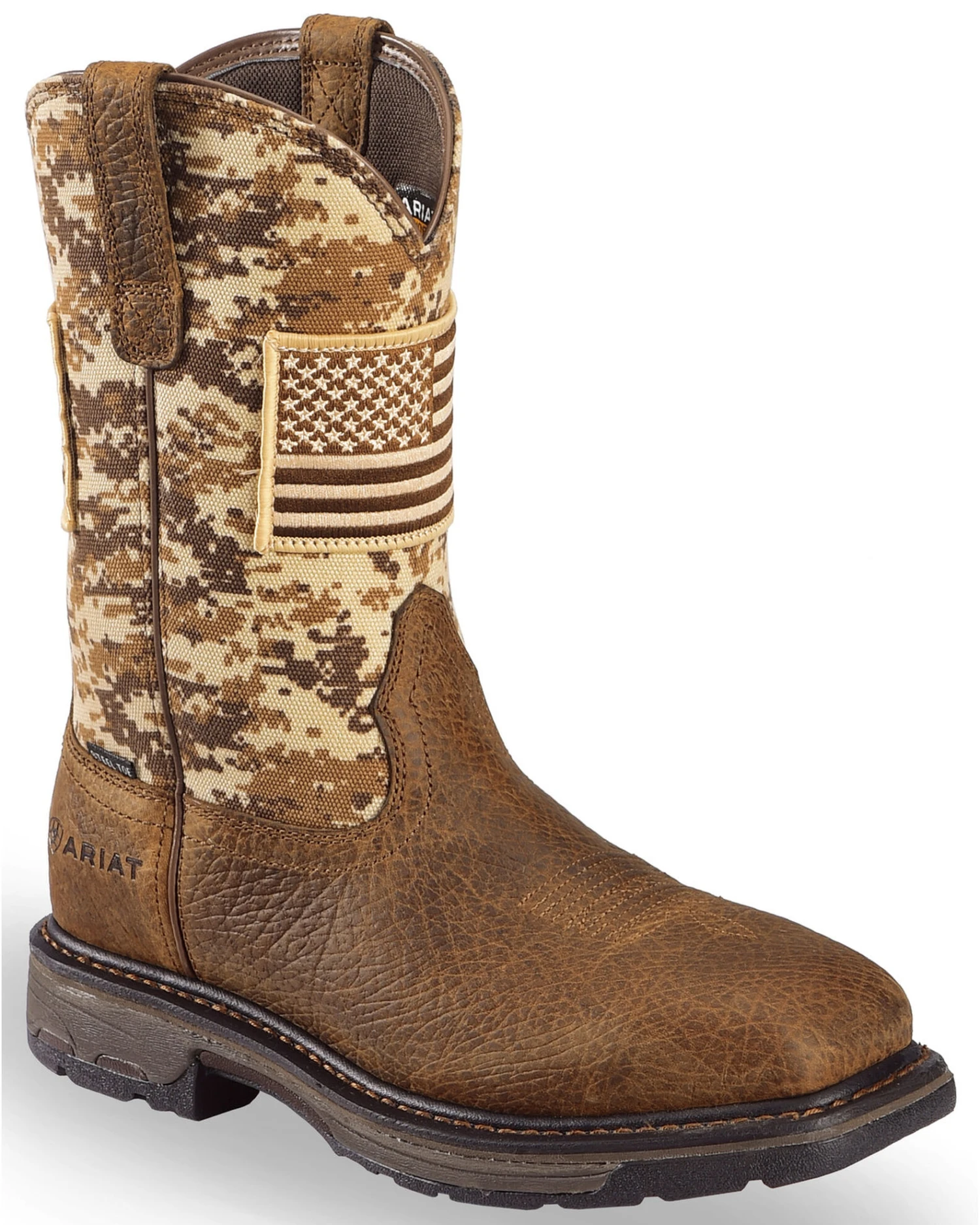 Ariat Men's Workhog Patriot Western Boots - Steel Toe 3 Ariat Men's Workhog Patriot Western Boots - Steel Toe