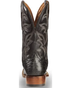 El Dorado Men's Handmade Full Quill Ostrich Stockman Boots - Broad Square Toe 15 El Dorado Men's Handmade Full Quill Ostrich Stockman Boots - Broad Square Toe -Twisted X Sales 2000221951 001 BK