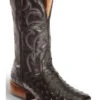 El Dorado Men's Handmade Full Quill Ostrich Stockman Boots - Broad Square Toe 2 El Dorado Men's Handmade Full Quill Ostrich Stockman Boots - Broad Square Toe -Twisted X Sales 2000221951 001 P1