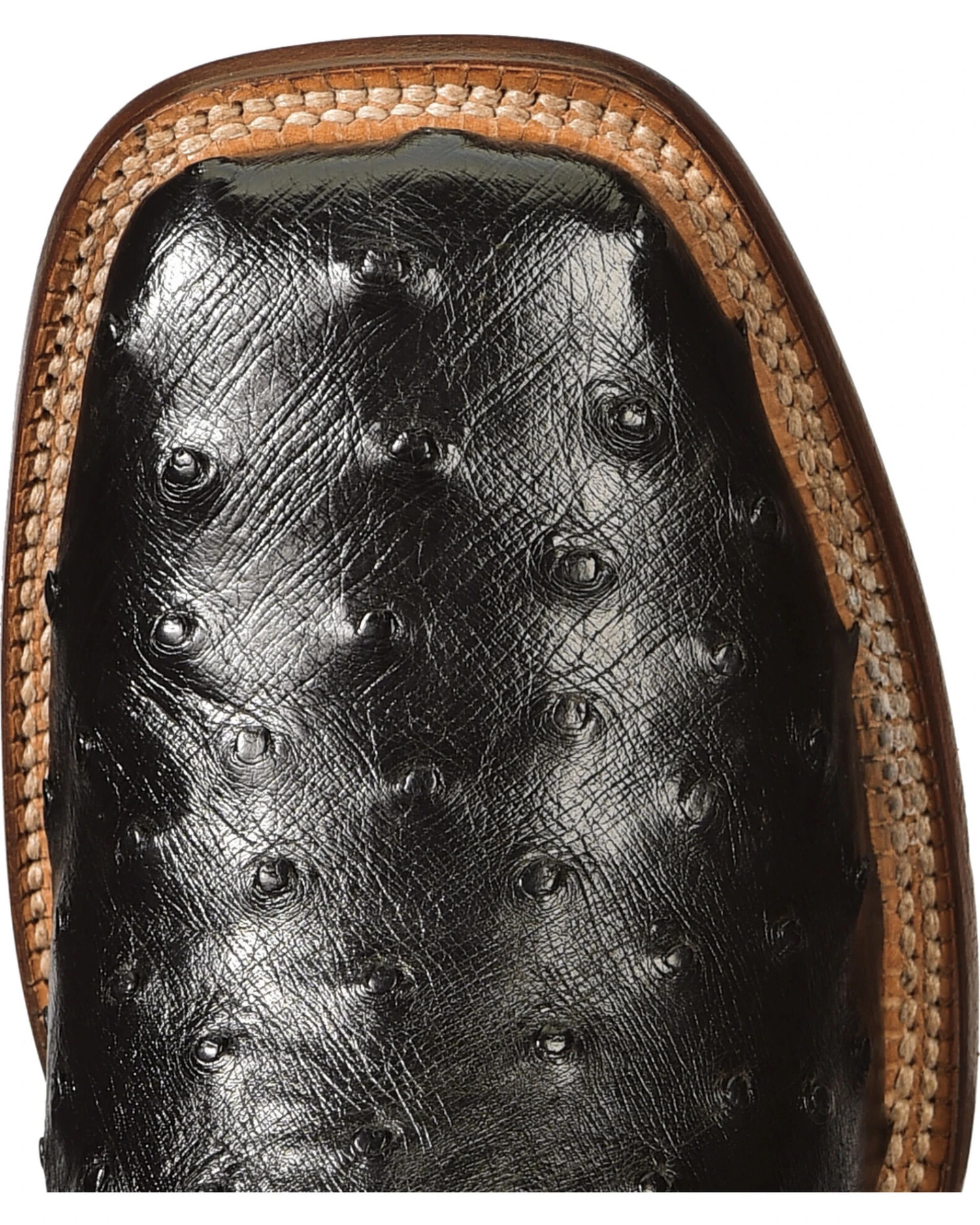 El Dorado Men's Handmade Full Quill Ostrich Stockman Boots - Broad Square Toe 8 El Dorado Men's Handmade Full Quill Ostrich Stockman Boots - Broad Square Toe - Image 6