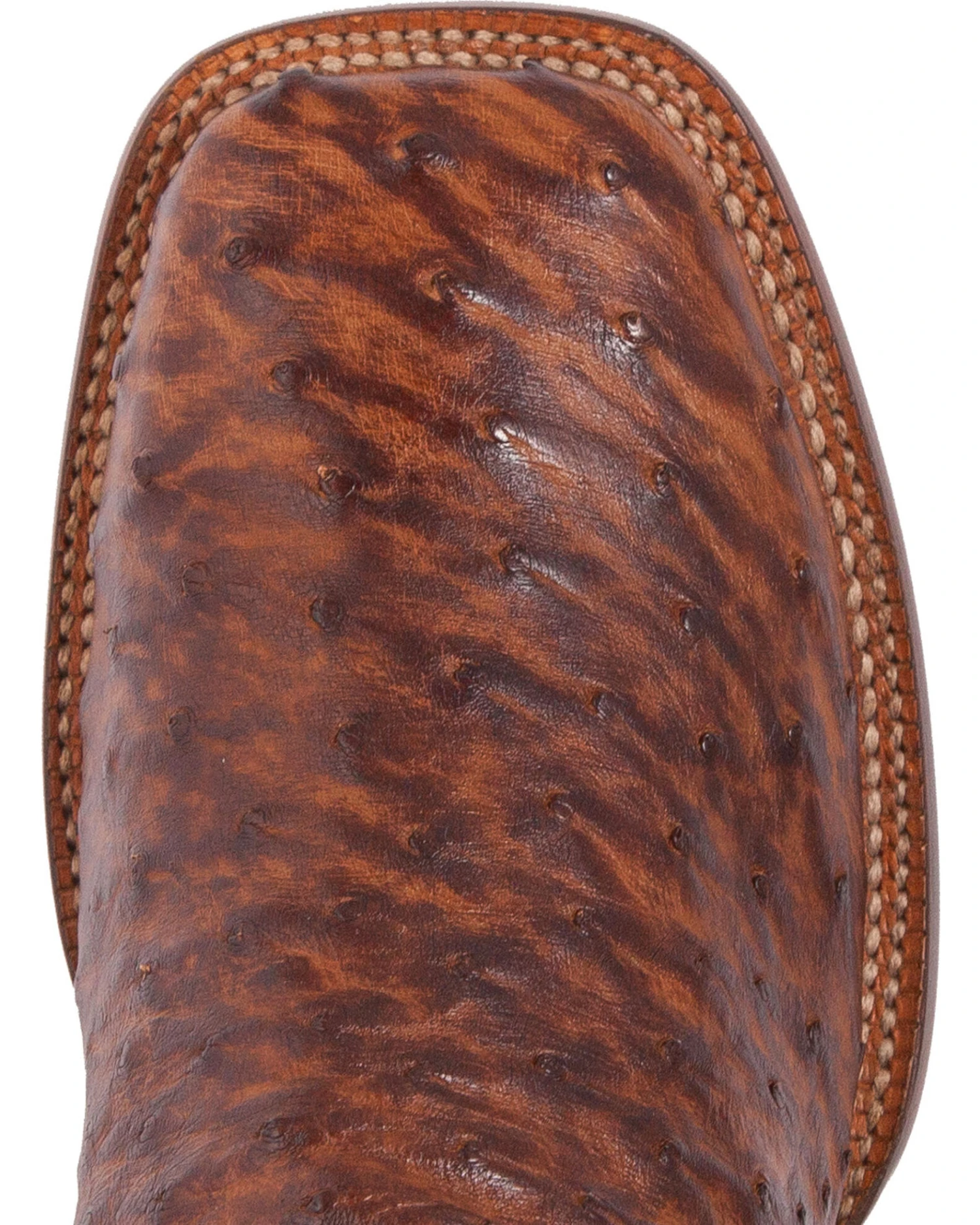 El Dorado Men's Handmade Full Quill Ostrich Stockman Boots - Broad Square Toe 7 El Dorado Men's Handmade Full Quill Ostrich Stockman Boots - Broad Square Toe - Image 6