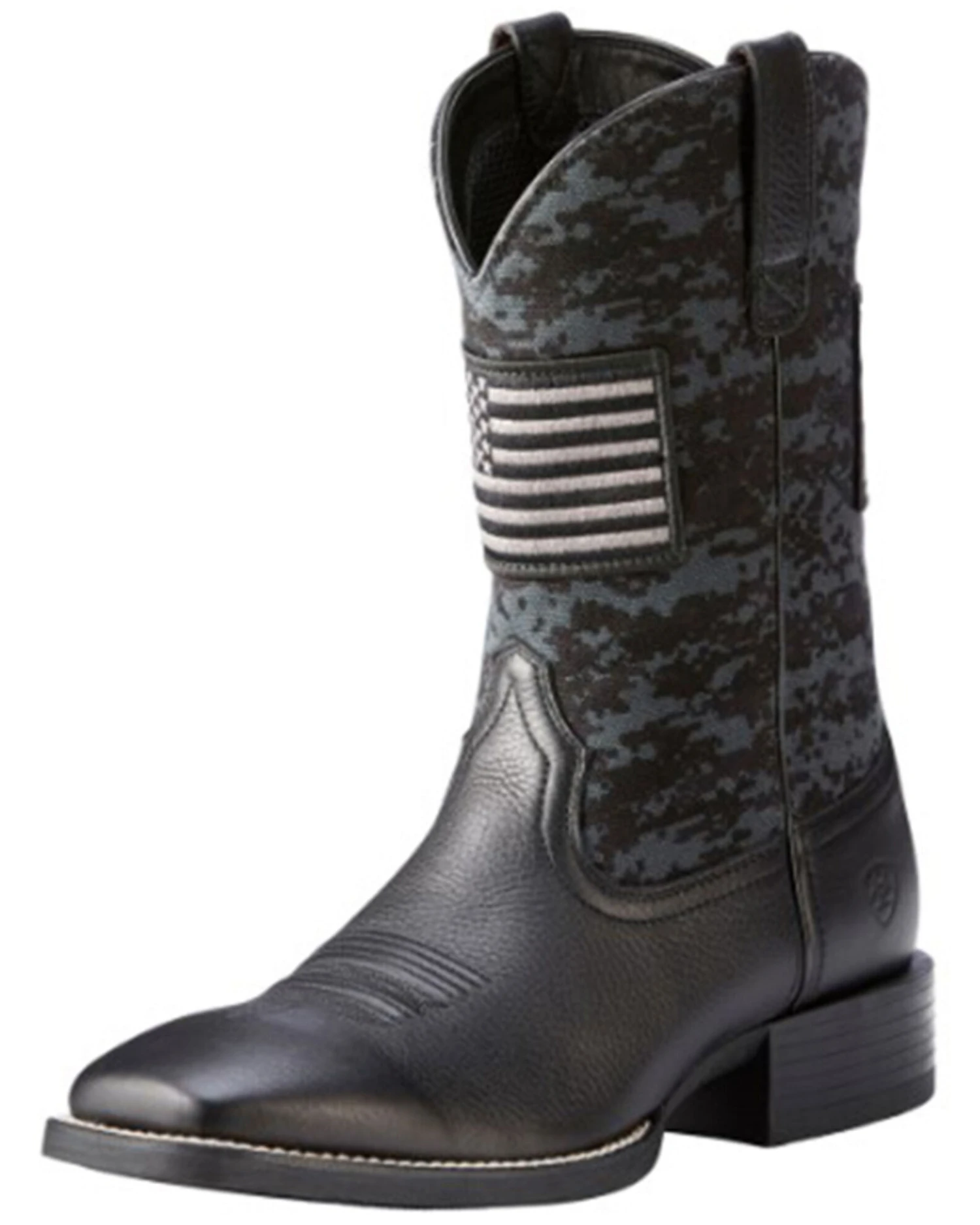 Ariat Men's Camo Sport Patriot Western Performance Boots - Broad Square Toe 3 Ariat Men's Camo Sport Patriot Western Performance Boots - Broad Square Toe