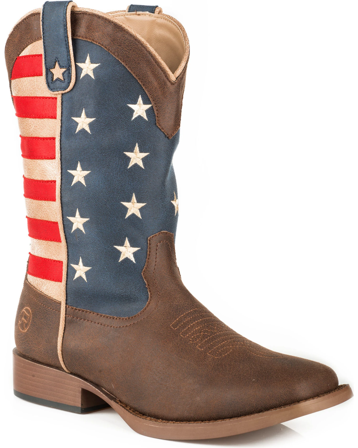 Roper Boys' American Patriot Boots - Square Toe 3 Roper Boys' American Patriot Boots - Square Toe