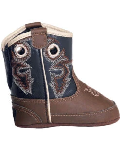 Double Barrel Infant Boys' Trace Baby Bucker Boots - Round Toe -Twisted X Sales 2000226869 200 RT